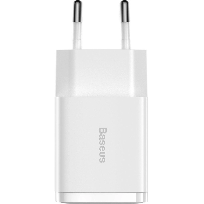ŁADOWARKA SIECIOWA Baseus Compact Charger CCXJ010202 10.5W 2x USB-A BIAŁA