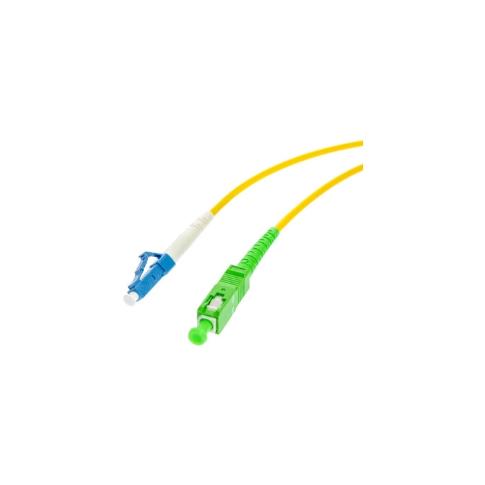 PATCHCORD ŚWIATŁOWODOWY SM 2M SIMPLEX 9/125, SC/APC-LC/UPC 3.0MM
