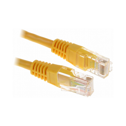 PATCHCORD KAT5E UTP 3M ŻÓŁTY