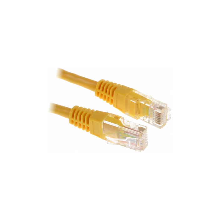 PATCHCORD KAT5E UTP 3M ŻÓŁTY