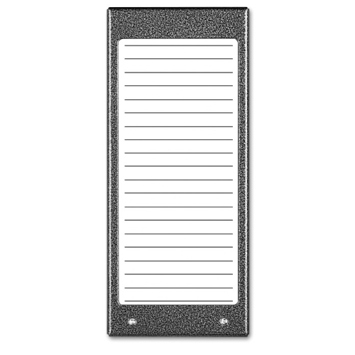 ACO CDN-17N GR Podświetlany panel listy lokatorów (ok. 17 wpisów)