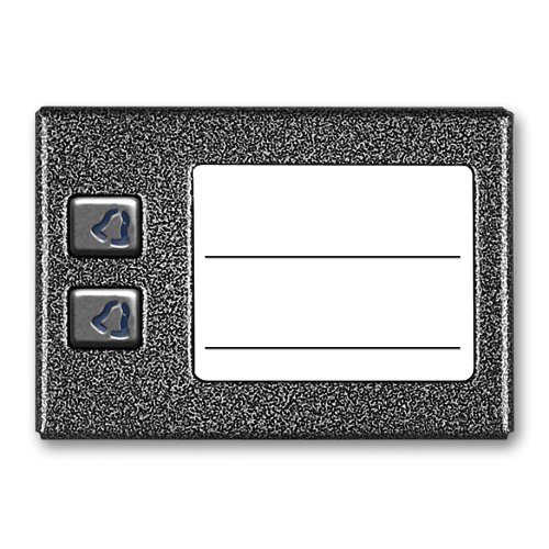 ACO CDN-2NP GR Podświetlany panel listy lokatorów z 2 przyciskami