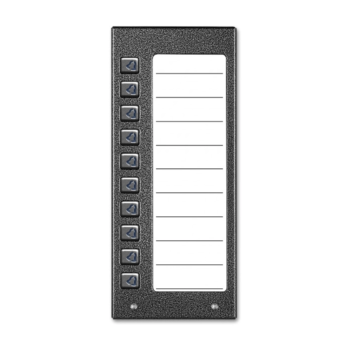 ACO CDN-10NP ST Podświetlany panel listy lokatorów z 10 przyciskami