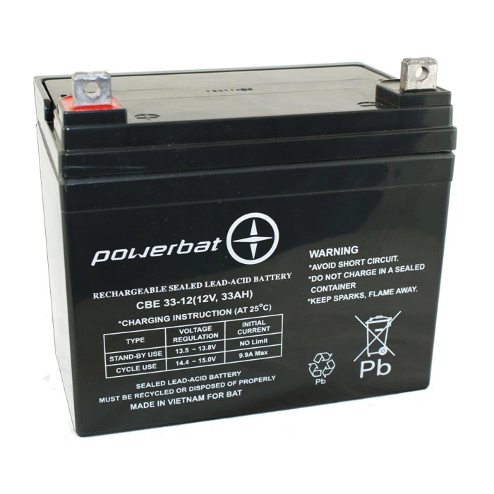 Akumulator PowerBat AGM 12V 33Ah
