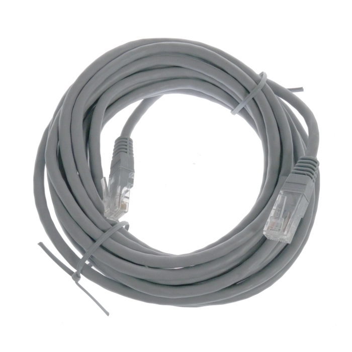 PATCHCORD KAT5E UTP 5M SZARY