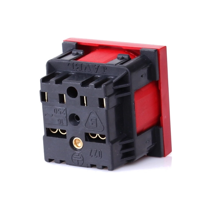 Gniazdo 1M elektryczne pojedyncze + blokada