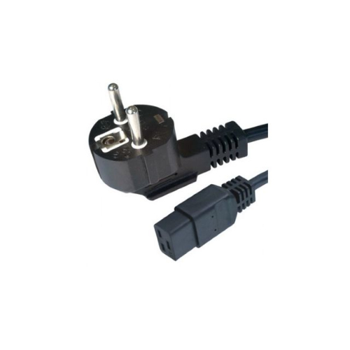 KABEL ZASILAJĄCY (SERWEROWY) CEE 7/7 IEC 320 C19 16A 1.8M WTYCZKA KĄTOWA VDE Lanberg
