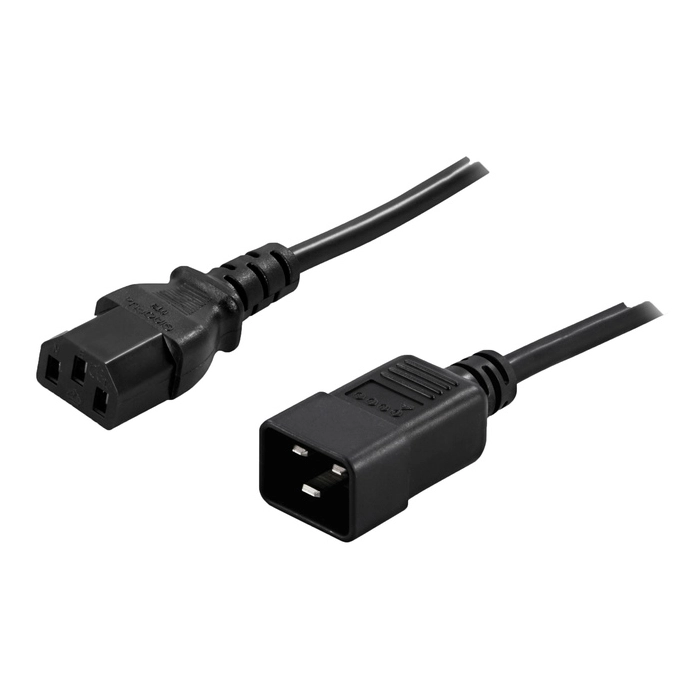 PRZEDŁUŻACZ KABLA ZASILAJĄCEGO IEC 320 C13 / C20 1,8M Lanberg