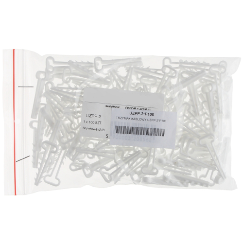 MUROWY TRZYMAK KABLA PŁASKIEGO 4,5 x 11mm 100szt.