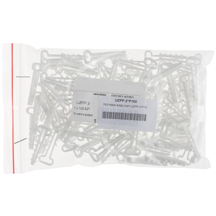 MUROWY TRZYMAK KABLA PŁASKIEGO 4,5 x 11mm 100szt.