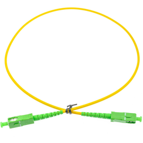 PATCHCORD ŚWIATŁOWODOWY SM 0,5M SIMPLEX 9/125, SC/APC-SC/APC G.657A1