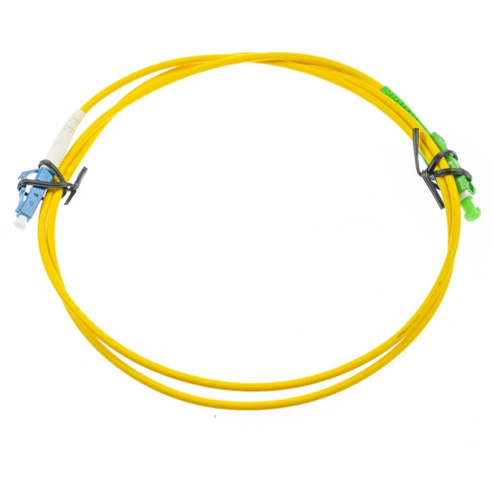 PATCHCORD ŚWIATŁOWODOWY SM 1M SIMPLEX 9/125, SC/APC-LC/UPC 3.0MM