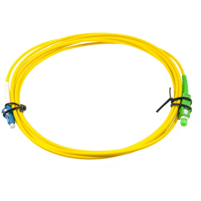 PATCHCORD ŚWIATŁOWODOWY SM 2M SIMPLEX 9/125, SC/APC-LC/UPC 3.0MM