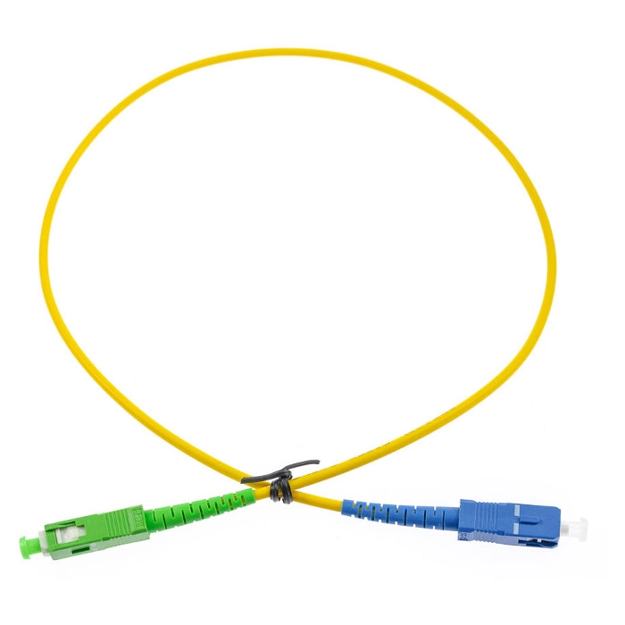 PATCHCORD ŚWIATŁOWODOWY SM SC/UPC-SC/APC SIMPLEX 0,5m