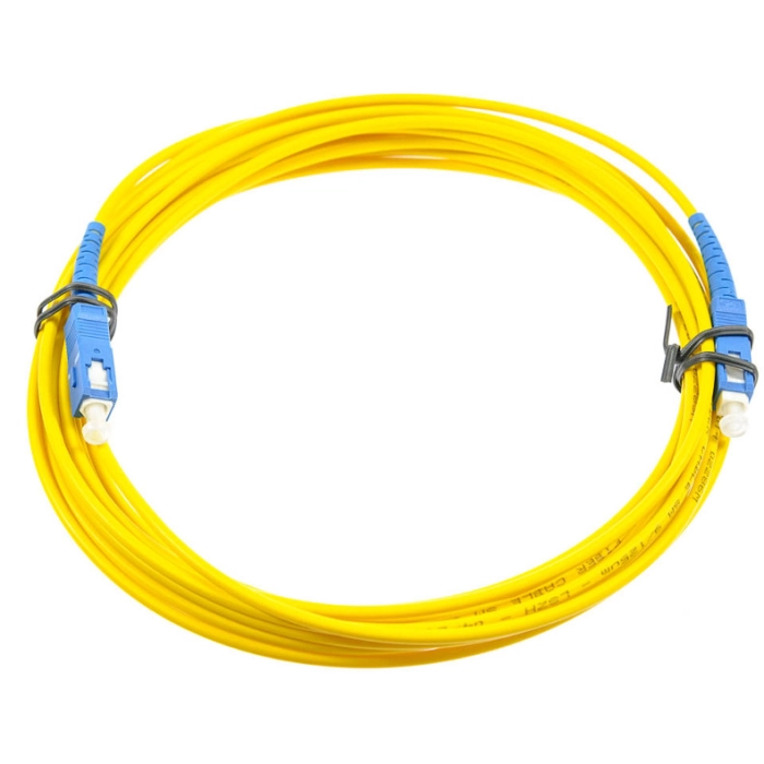 PATCHCORD ŚWIATŁOWODOWY SM SC/UPC-SC/UPC SIMPLEX 5m
