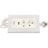 Przedłużacz biurkowy z wyłącznikiem ORNO OR-AE-1328 2x250V AC i USB