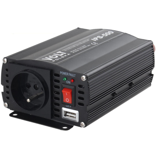PRZETWORNICA VOLT POLSKA IPS-500 12V / 230V 350/500 W