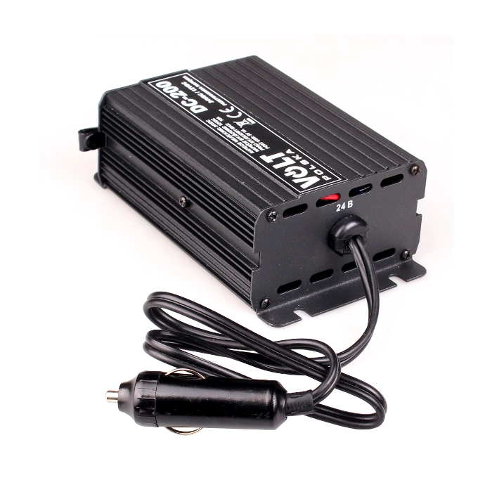 PRZETWORNICA VOLT POLSKA DC-200 120W 24/12V POD ZAPALNICZKĘ