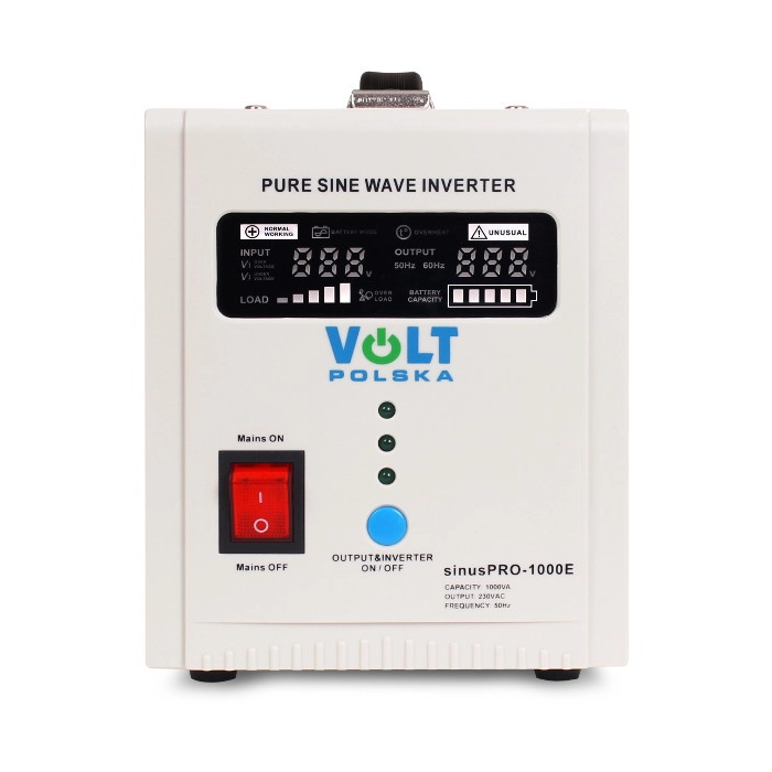 PRZETWORNICA VOLT POLSKA SINUSPRO-1000E 12V 700/1000W
