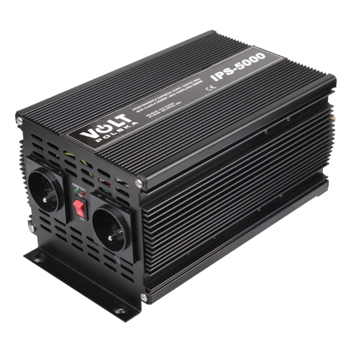 PRZETWORNICA VOLT POLSKA IPS-5000 12V / 230V 2500/5000 W