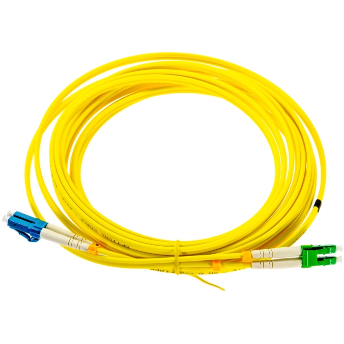 PATCHCORD ŚWIATŁOWODOWY SM 1,0M DUPLEX 9/125, LC/APC-LC/UPC 3.0MM
